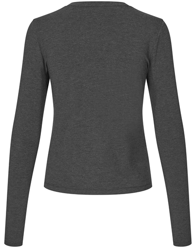 Mbym - Christina-M Top - Dark Grey Melange